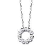 Colier argint cu pandantiv cerc cu pietre DiAmanti Z1170N-DIA Colier argint cu pandantiv cerc cu pietre DiAmanti Z1170N-DIA